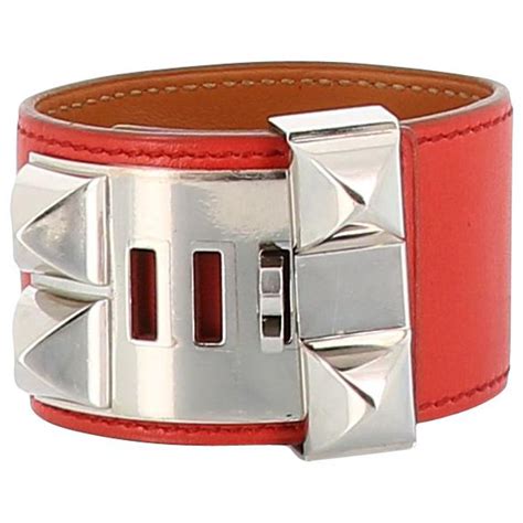 hermes orange bracelet men|bracelet hermes orange cuir.